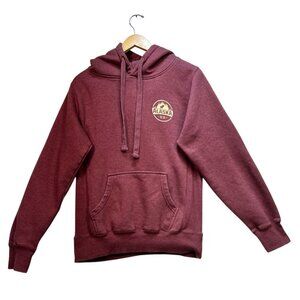 Artisans Mens Hoodie Sweatshirt Size S Burgundy Alaska 59 Pullover Casual Active